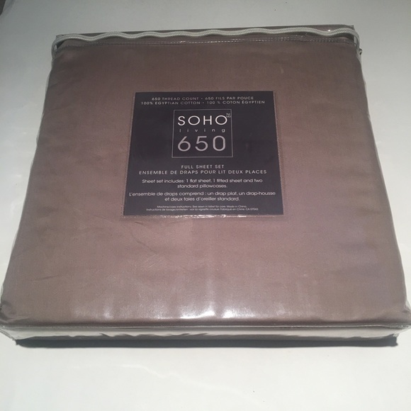NWT SoHo 650 Full Sheet Set, 100% Egyptian cotton - Picture 3 of 6